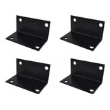 8 Cantoneiras Junção De Aço Quadrada Suporte União 60x60 L