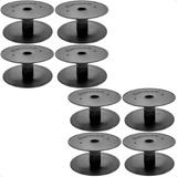 8 Carretel Bobina Plástica Grande Para Fio Corda Cabo 8 Und