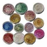 8 Glitter Pigmento Asa De Borboleta Maquiagem Unhas