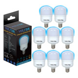 8 Lâmpada Super Bulbo 30w Econômica 6500k E27 Volter Bivolt