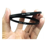 8 Peças Anel Adaptador Step Up Filtro Lente 49mm A 82mm