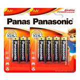 8 Pilhas Alcalinas Aa Panasonic (2