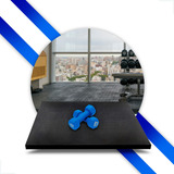 8 Placa Piso Borracha Academia Crossfit Tapete Emborrachado