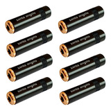 8 Plug Conector Jack P2 Linha Stereo Fêmea Ouro Santo Angelo
