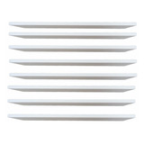 8 Prateleiras 75x25 Brancas Livros Mdf Grátis Suportes 
