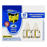 8 Refil Repelente Raid Elétrico Mata Mosquito Pernilongo