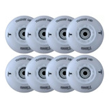 8 Rodas Traxart Led Luminosa Vermelho 72mm /83a + Brinde