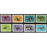 8 Selos Vietnam Fauna Selvagem Animais Aves Pássaros- L.3364