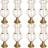 8 Vasos Jarros Armação Conde 45cm Para Pedrarias Ou Pérolas