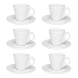 8 Xícaras D Café C-pires Porcelana 80 Ml Oxford Gourmet 5042