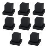 8 Acabamento Quadr Metal Preto Black 8 Adaptador Reg Docol