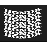 8 Adesivos Honda Branco Para Roda