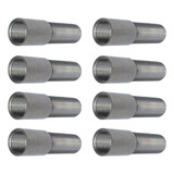 8 Alongador Prolongador Para Torneira Chopp 100 Inox 150mm