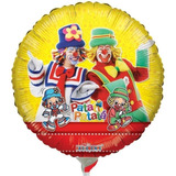 8 Balões Metalizados Patati Patatá 22cm