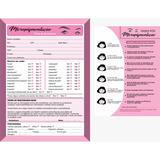 8 Blocos Ficha Anamnese Micropigmentação 8 Blocos Cuidados