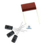 8 Capacitor Corneta 47x100 4 Capacitor Sup Tweeter 2m2x250