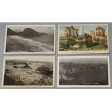 8 Cartões Postais Antigos Rio De Janeiro E São Paulo
