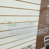 8 Cesto 30x50cm P Painel Canaletado Branco Ou Preto