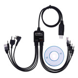 8 Em 1 Cabo De Programação Usb Para Baofeng Para Motorola