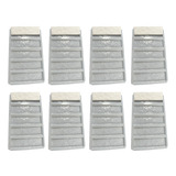 8 Formas Gesso Cimento Placa 3d Kit 40 Tijolos Simétrico