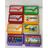 8 Jogos Cartuchos Famicom Nes 60