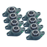 8 Mancal Flange Rolamento Ucfl204 Ucfl 204 Eixo 20mm Ucf