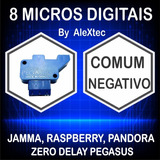 8 Micros ópticas Negativas funcio Neogeo