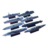 8 Peças 4d Porta aviões Brinquedo Modelo Kits De