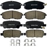 8 Peças De Kits De Pastilhas De Freio Dianteiras Traseiras De Cerâmica Adequados Para INFINITI G35 Para Nissan Altima Para NISSAN 350Z Para NISSAN JUKE SENTRA Substitui D815 7318 D815 7783