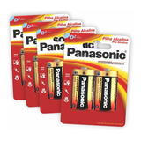 8 Pilhas Alcalinas Panasonic D grande 