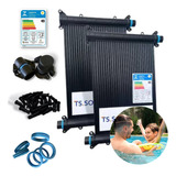 8 Placas 3mt 7m 10 000 Lts Aquecedor Solar Piscinas F