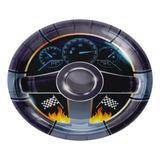 8 Pratinho De Papel Redondo Carro Motor Sport 18cm