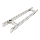8 Puxador Aço Inox 30 X 20cm Entre Furos Duplo par 