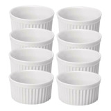 8 Ramekin Grande Grand Gateau 200 Ml Porcelana Ref 287