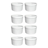 8 Ramekin Grande Grand Gateau 200 Ml Porcelana Ref 287
