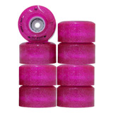 8 Rodas Quad Traxart Led Alien 58mm 85a Varias Cores brinde