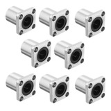 8 Rolamento Linear Lmk8uu Com Flange Quadrada P Guia 8mm