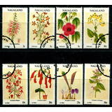 8 Selos Nagaland Índia Flora Flores Silvestres L 3941