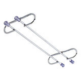 8 Suportes Organizador Armário Porta Taças 30cm Vinho Adega
