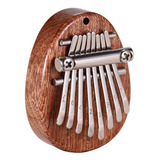 8 Teclas Mini Polegar Piano Dedo Percussão Kalimba