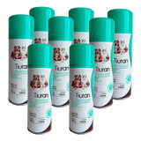 8 Tiuran Aerosol 125ml Contra Sarna Fungo Cães Gatos Duprat