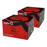80 Cápsulas Delta Q Qharacter Int. 9 Café Pack Econômico