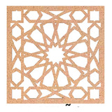 80 Painéis Vazado Em Mdf Cru 20x20 Cm Tipo Milão