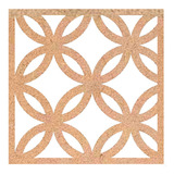 80 Painel Vazado Em Mdf Cru 20x20cm Modelo Lisboa