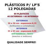 80 Plásticos Lp Disco Vinil -