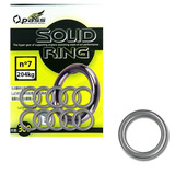 80 Argolas Solid Ring N 7 Pesca Suporte Hook Em Aço Inox