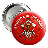 80 Bottons Brigada Botton Broches De Incêndio Brigadista 2 5