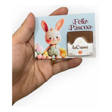80 Lembrancinhas Páscoa Card Com Mini Tablete Cacau Show