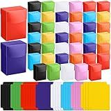 80 Pcs Deck Cards Boxes With Dividers 40 Trading Card Storage Box And 40 Dividers Plastic Card Deck Cases Storage Organizer Carrying Case For Games Card Playing Card Trading Cards Sports Cards