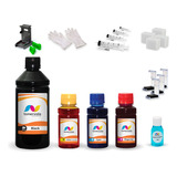 800ml Kit 4 Tinta Para Canon Mx431 Mx451 Mx471 Pg140 Cl141